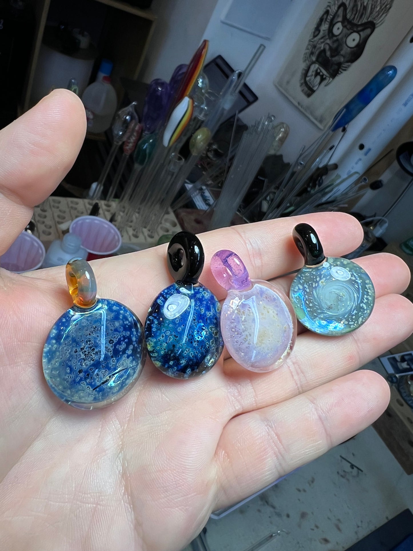 Space Pendants!