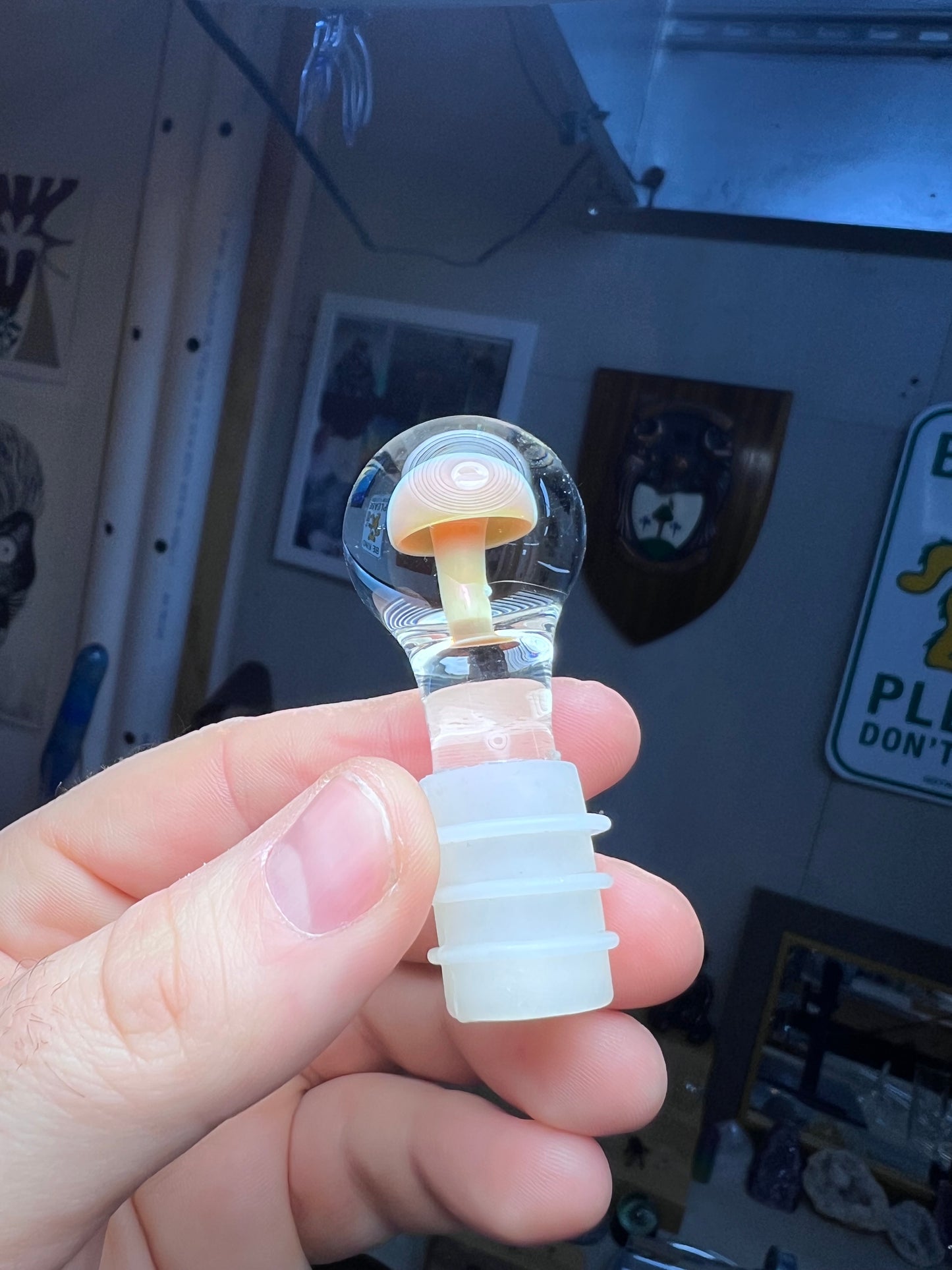 Mushroom Wine Stopper
